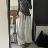 Korean Thick Wide Leg Sweatpants